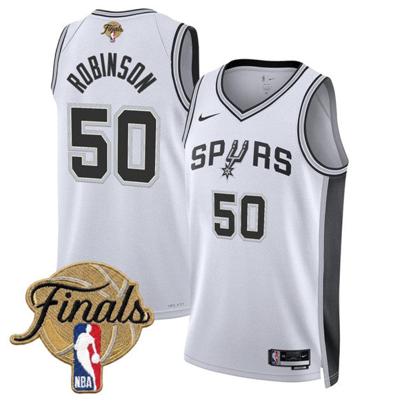 David Robinson San Antonio Spurs white jersey