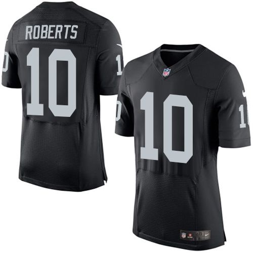 Seth Roberts Las Vegas Raiders black Elite jersey