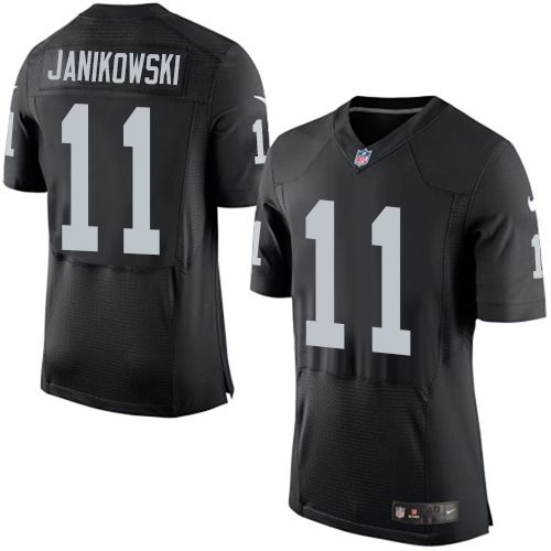 Sebastian Janikowski Las Vegas Raiders black Elite jersey