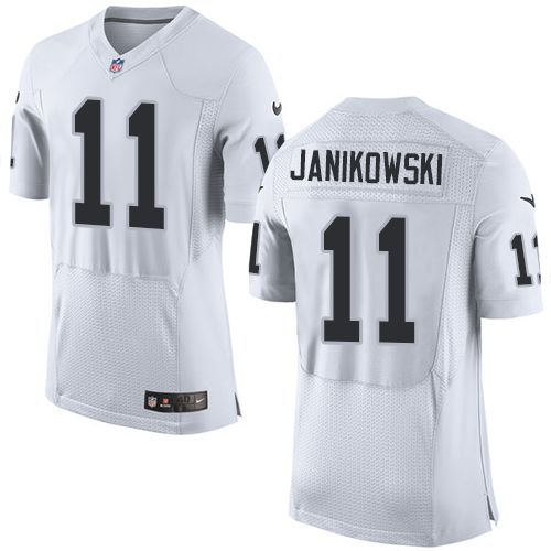 Sebastian Janikowski Las Vegas Raiders white Elite jersey