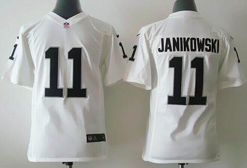 Sebastian Janikowski Las Vegas Raiders white Elite jersey