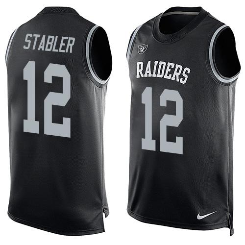 Kenny Stabler Las Vegas Raiders black jersey