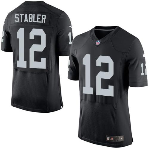 Kenny Stabler Las Vegas Raiders black Elite jersey