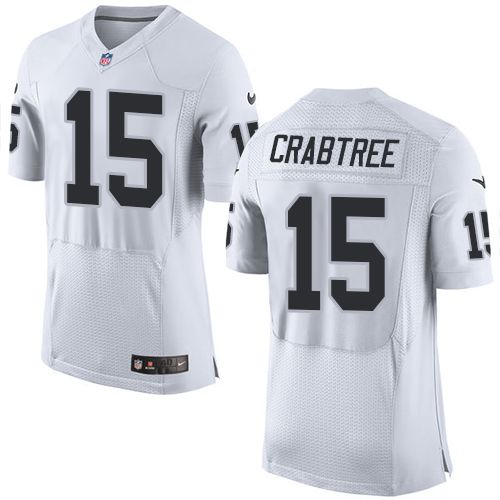 Michael Crabtree Las Vegas Raiders white Elite jersey