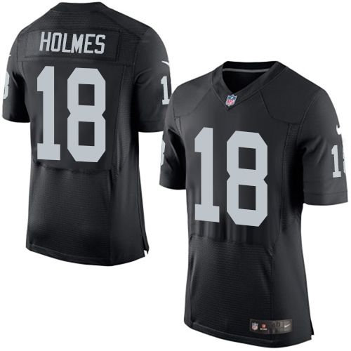 Andre Holmes Las Vegas Raiders black Elite jersey