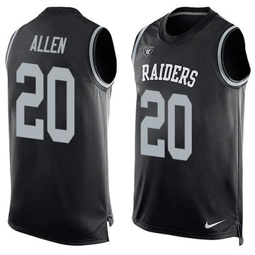Nate Allen Las Vegas Raiders black jersey