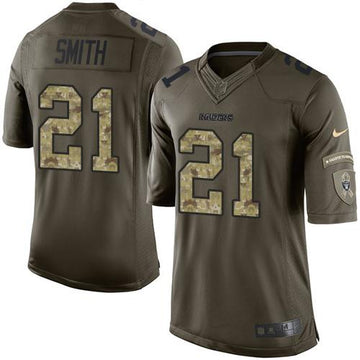 Sean Smith Las Vegas Raiders green Salute To Service jersey