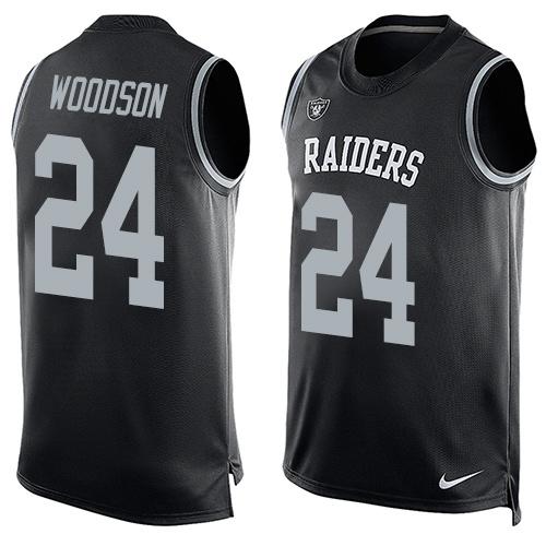 Charles Woodson Las Vegas Raiders black jersey