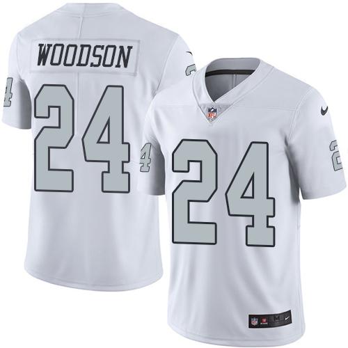Charles Woodson Las Vegas Raiders white jersey