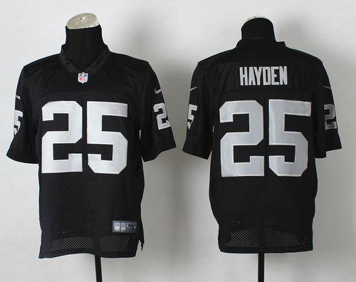DJ Hayden Las Vegas Raiders black Elite jersey