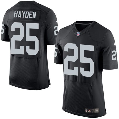 DJ Hayden Las Vegas Raiders black Elite jersey