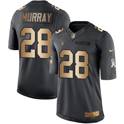 Latavius Murray Las Vegas Raiders black Salute To Service jersey