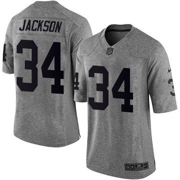 Bo Jackson Las Vegas Raiders gray jersey