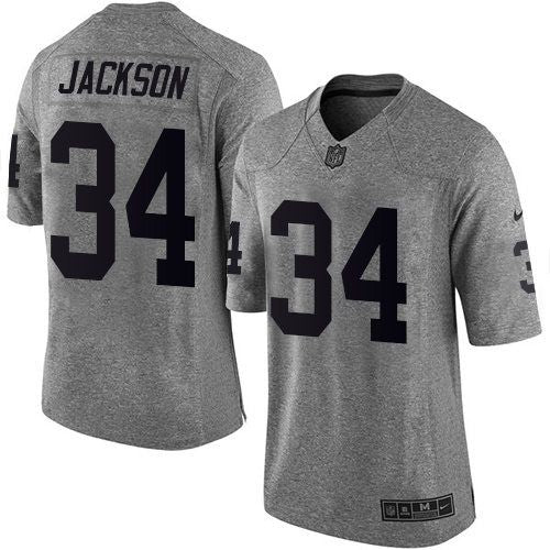 Bo Jackson Las Vegas Raiders gray jersey
