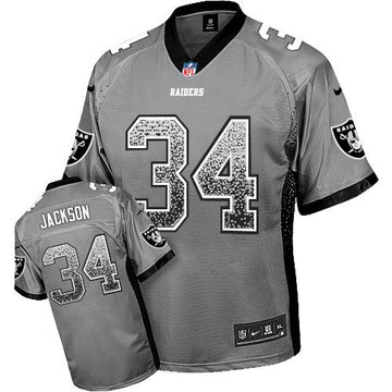 Bo Jackson Las Vegas Raiders grey Elite jersey