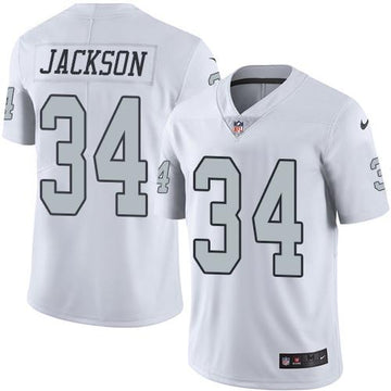 Bo Jackson Las Vegas Raiders white jersey