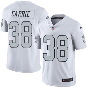 TJ Carrie Las Vegas Raiders white jersey