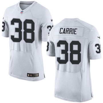TJ Carrie Las Vegas Raiders white Elite jersey