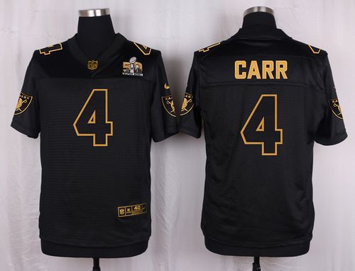 Derek Carr Las Vegas Raiders black Gold Collection jersey