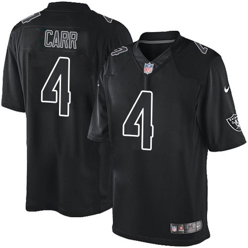 Derek Carr Las Vegas Raiders black jersey
