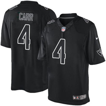 Derek Carr Las Vegas Raiders black jersey
