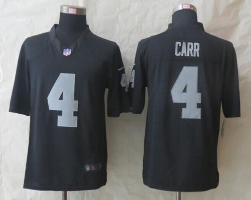 Derek Carr Las Vegas Raiders black Game jersey