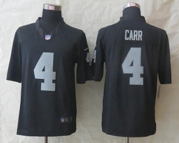 Derek Carr Las Vegas Raiders black Game jersey