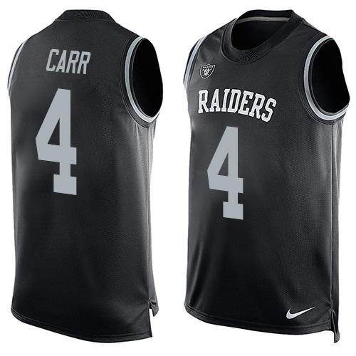 Derek Carr Las Vegas Raiders black jersey