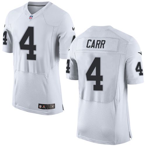 Derek Carr Las Vegas Raiders white Elite jersey