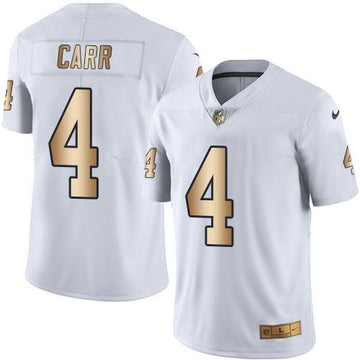 Derek Carr Las Vegas Raiders white jersey