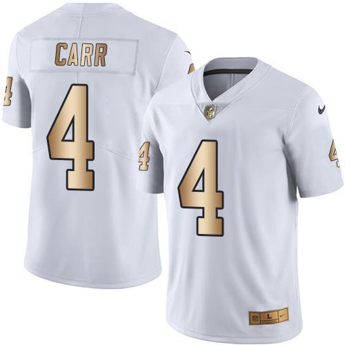 Derek Carr Las Vegas Raiders white jersey