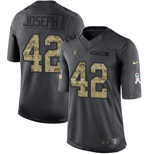 Karl Joseph Las Vegas Raiders black Salute To Service jersey