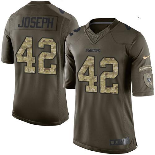 Karl Joseph Las Vegas Raiders green Salute To Service jersey