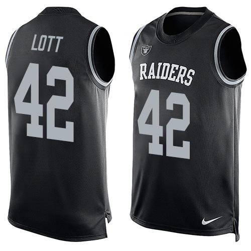 Ronnie Lott Las Vegas Raiders black jersey