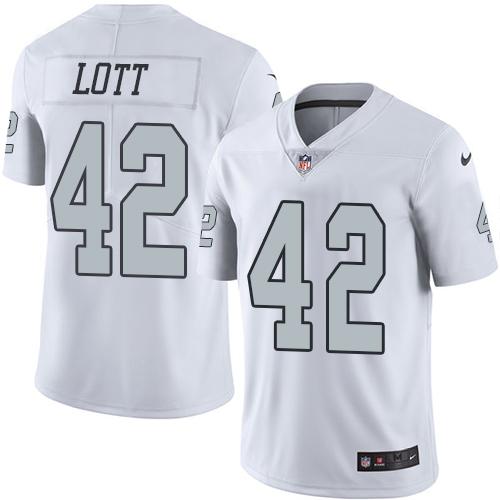Ronnie Lott Las Vegas Raiders white jersey