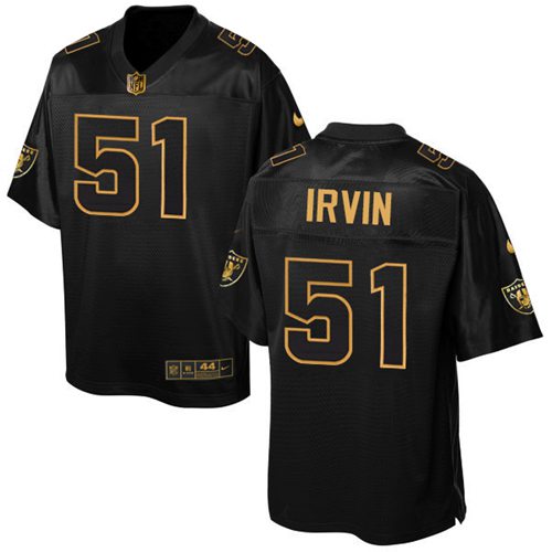 Bruce Irvin Las Vegas Raiders black Gold Collection jersey