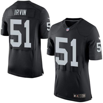 Bruce Irvin Las Vegas Raiders black Elite jersey