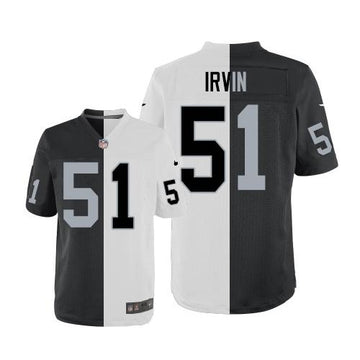 Bruce Irvin Las Vegas Raiders white-black Elite jersey