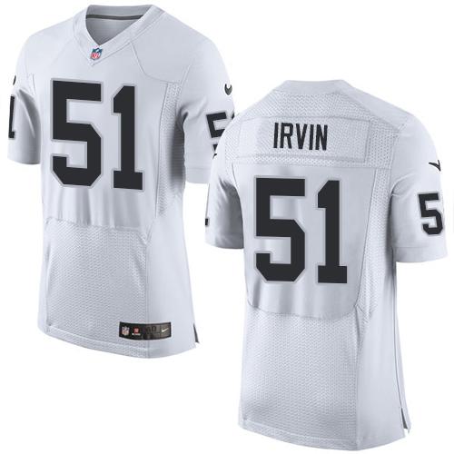 Bruce Irvin Las Vegas Raiders white Elite jersey