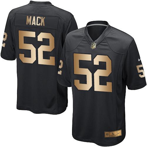 Khalil Mack Las Vegas Raiders black Elite jersey