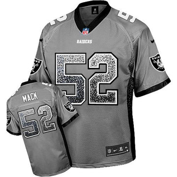 Khalil Mack Las Vegas Raiders grey Elite jersey