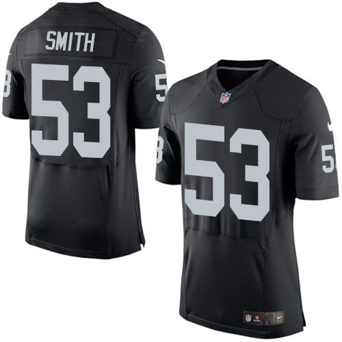 Malcolm Smith Las Vegas Raiders black Elite jersey
