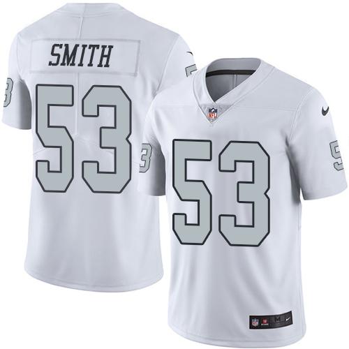 Malcolm Smith Las Vegas Raiders white jersey