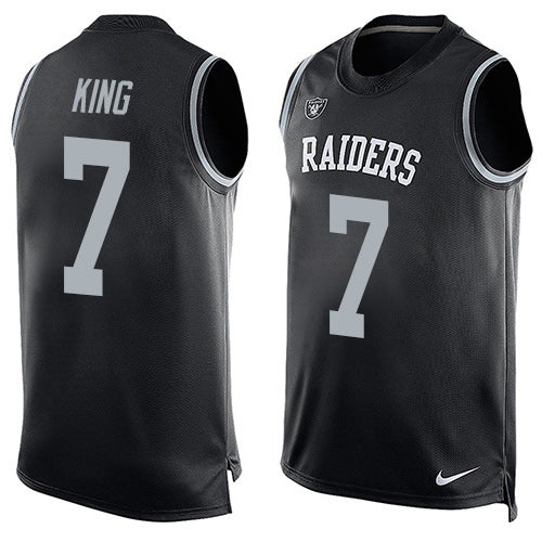 Marquette King Las Vegas Raiders black jersey