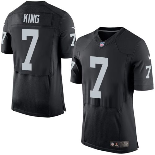 Marquette King Las Vegas Raiders black Elite jersey