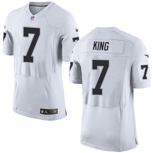 Marquette King Las Vegas Raiders white Elite jersey