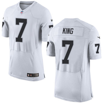Marquette King Las Vegas Raiders white Elite jersey