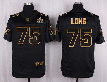 Howie Long Las Vegas Raiders black Gold Collection jersey