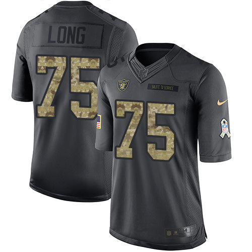 Howie Long Las Vegas Raiders black Salute To Service jersey