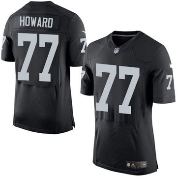 Austin Howard Las Vegas Raiders black Elite jersey